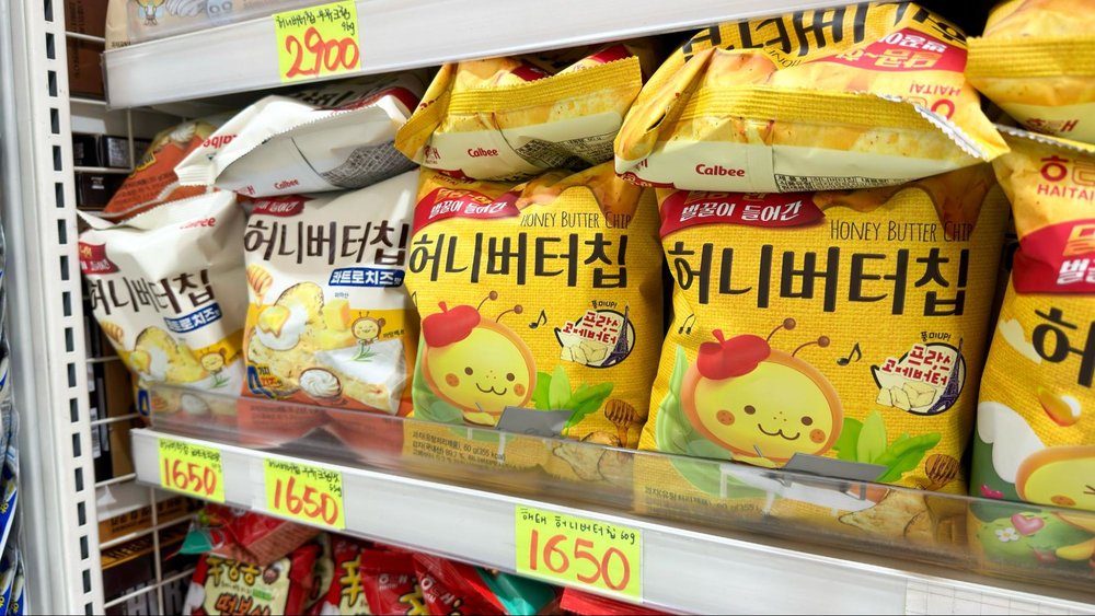 韓国のお土産 ハニーバターチップ(ヘテ)