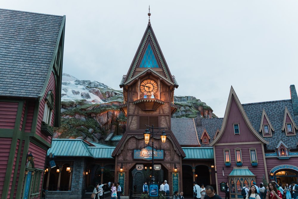 Frozen ever after house