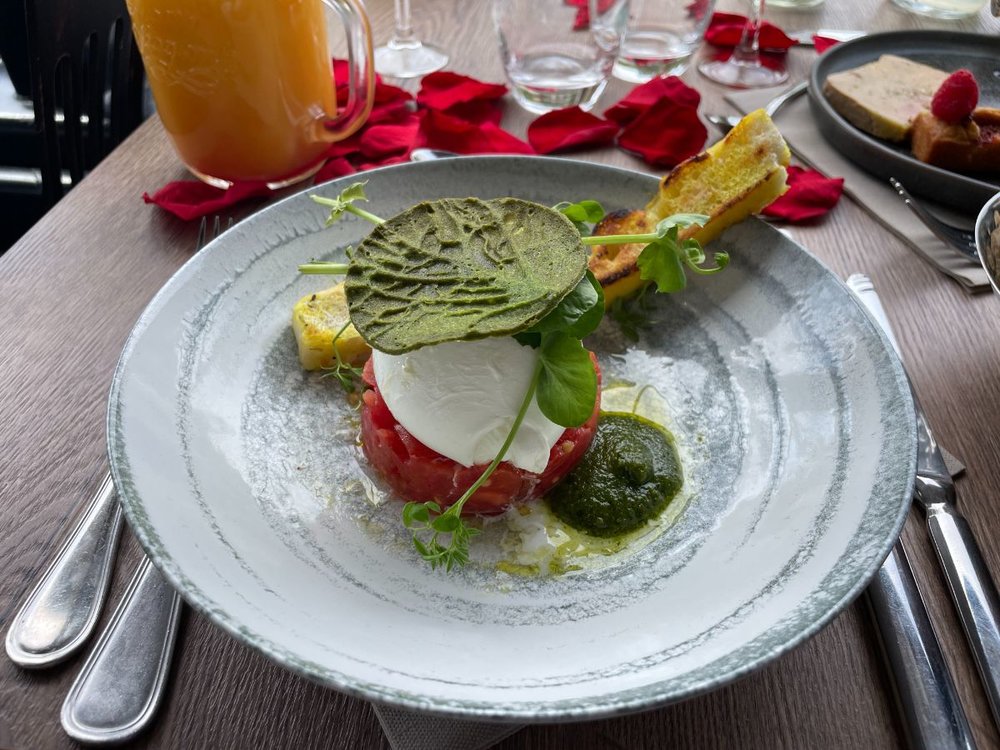 セーヌ川クルーズ レストランの料理