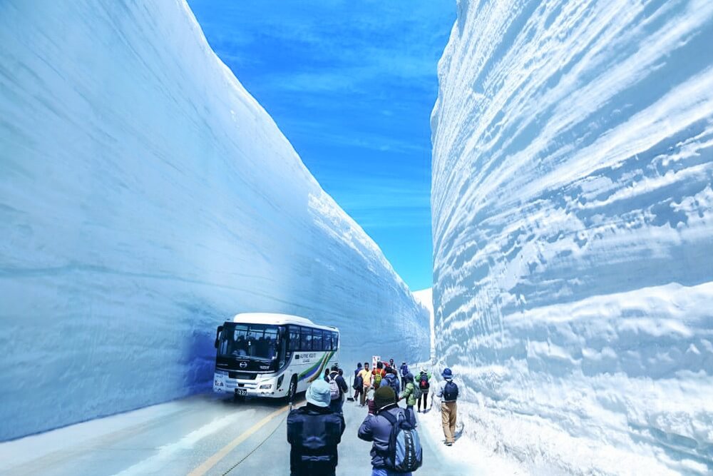 Tateyama Kurobe Alpine Route Snow Walls