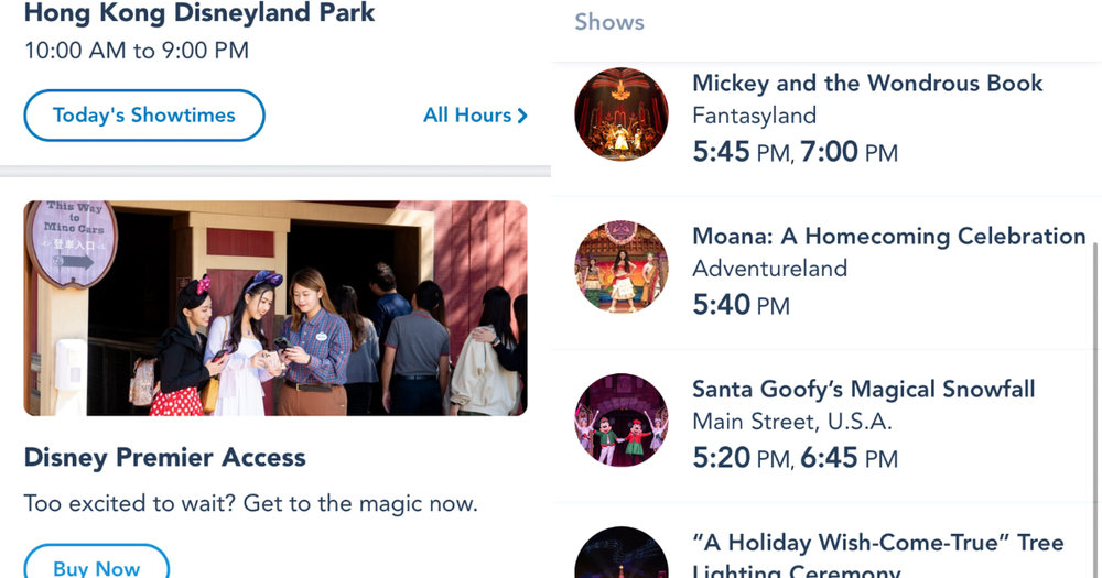 hong kong disneyland app