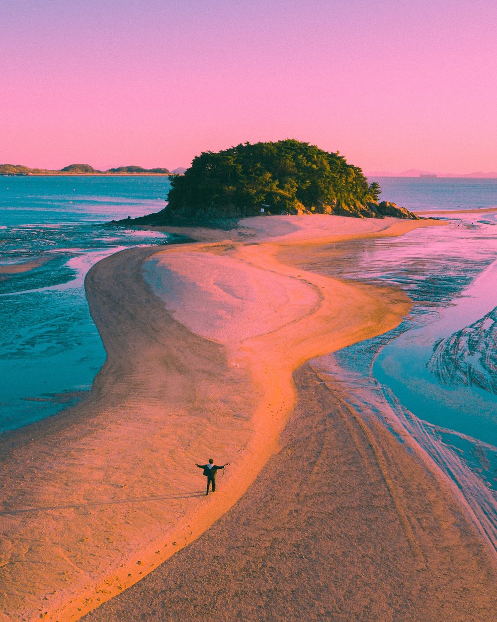 Seonjaedo beach overview