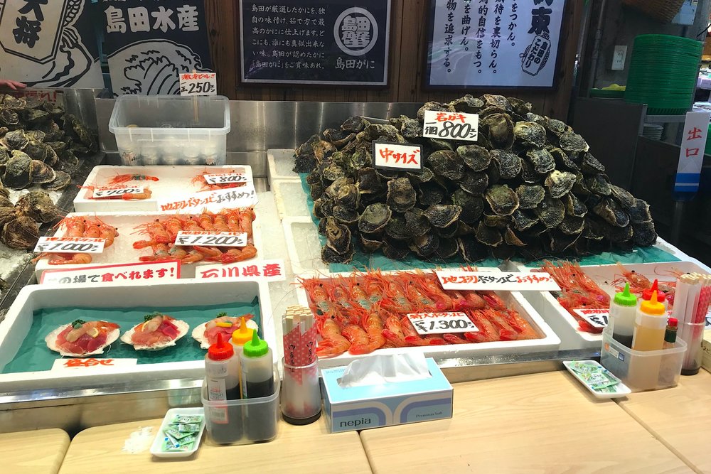 JR Pass金澤景點近江町市場