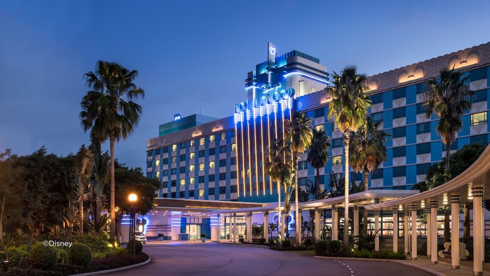 disney hollywood hotel exterior shot