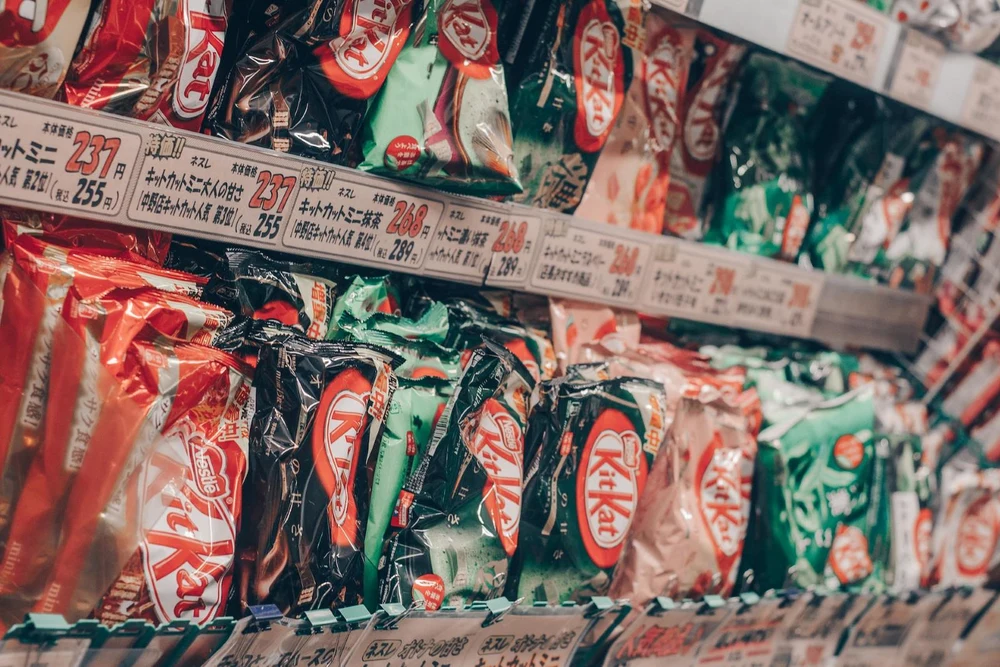 Kitkat in Japan Supermarket 