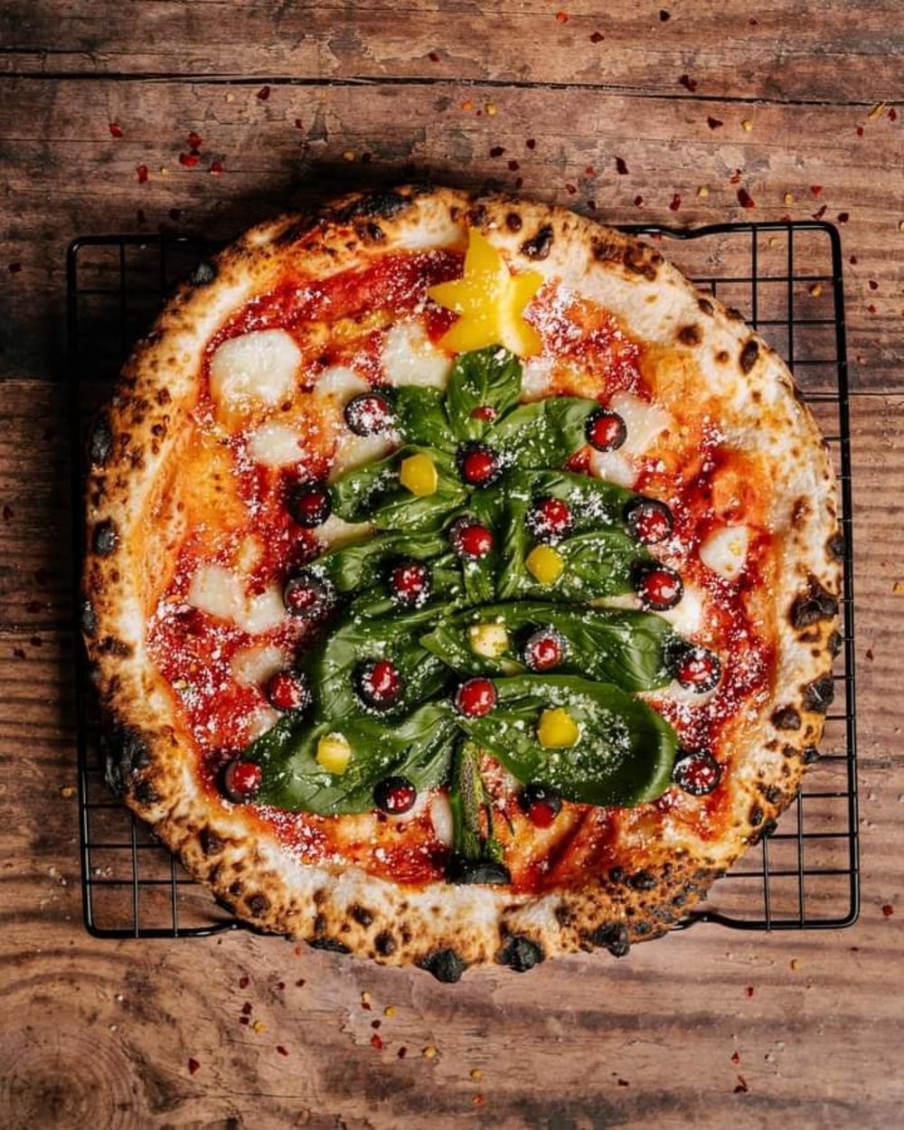 Christmas theme Pizza