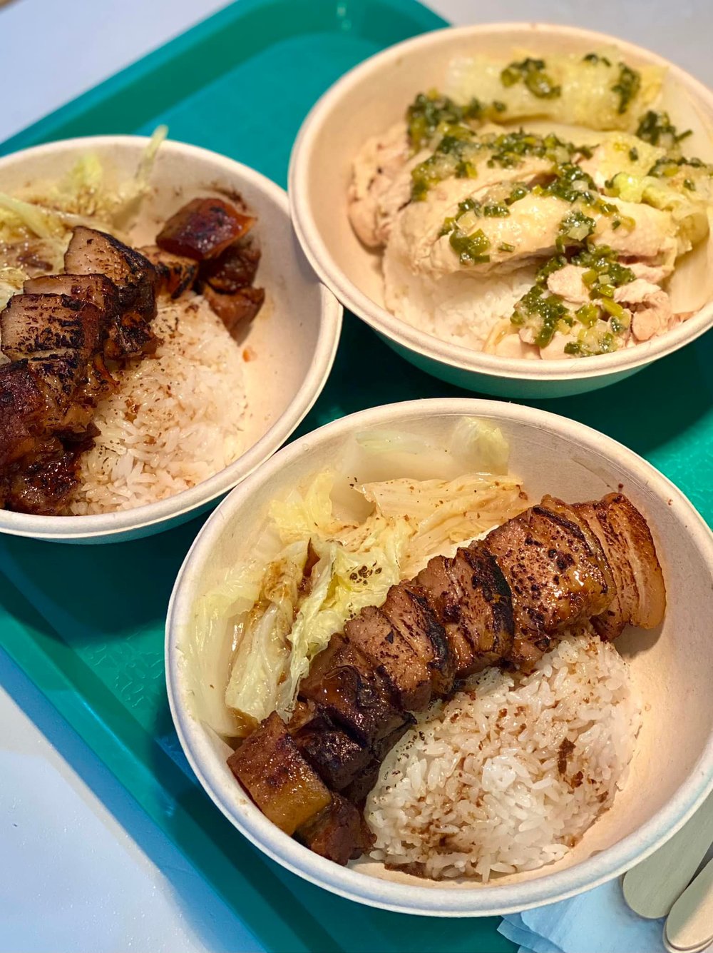 Rice bowls in Chan’s Boracay