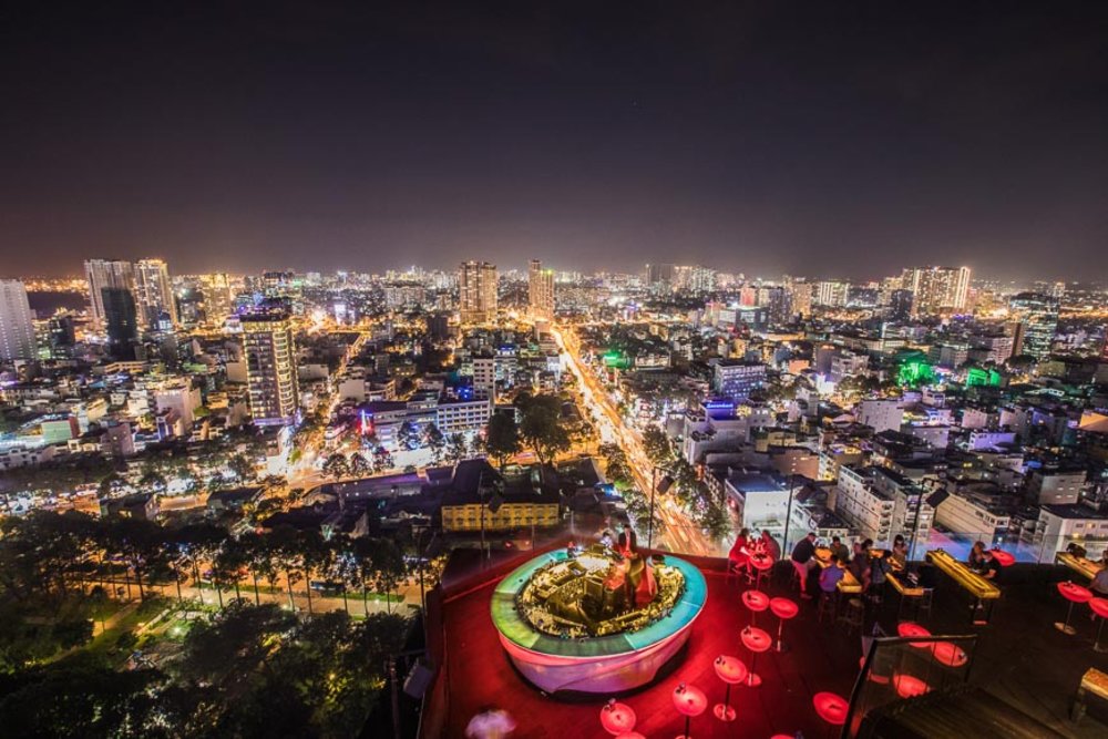 Ho Chi Minh City at night
