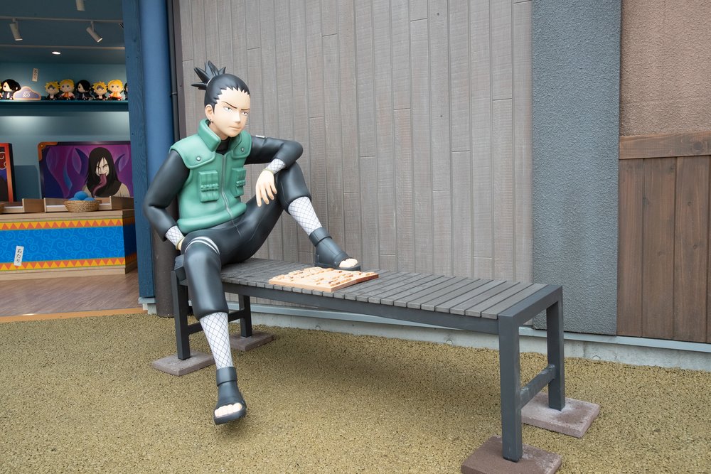 a naruto boruto character in fujiq highland park