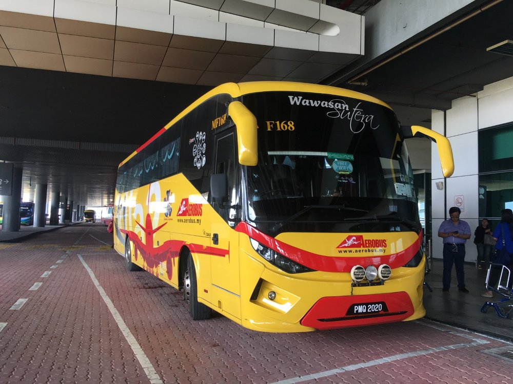 How to travel by bus from KL Sentral to KLIA