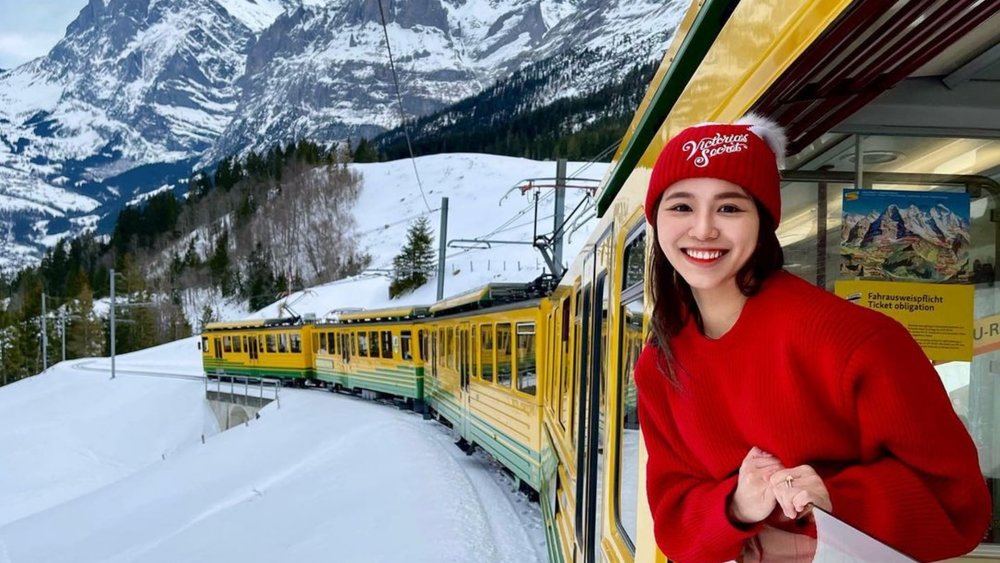 Jungfraujoch, home to the highest train station in Europe, is accessible via the train. Credits: @wenyiitee on Instagram