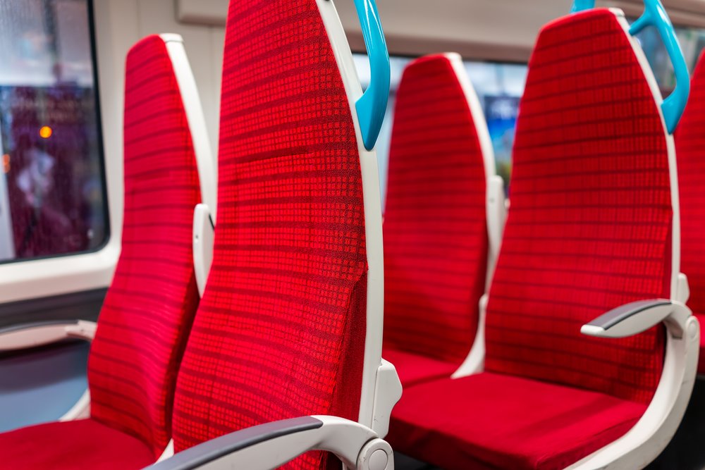the interior of the gatwick express
