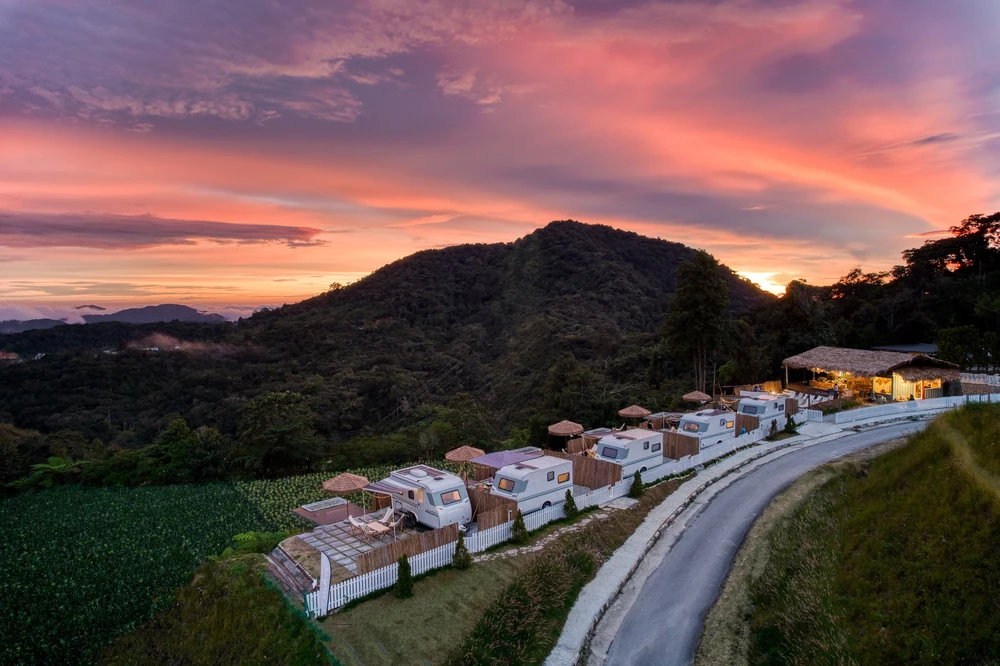 Glamping experience at Stellar GoldenHill Cameron Highlands