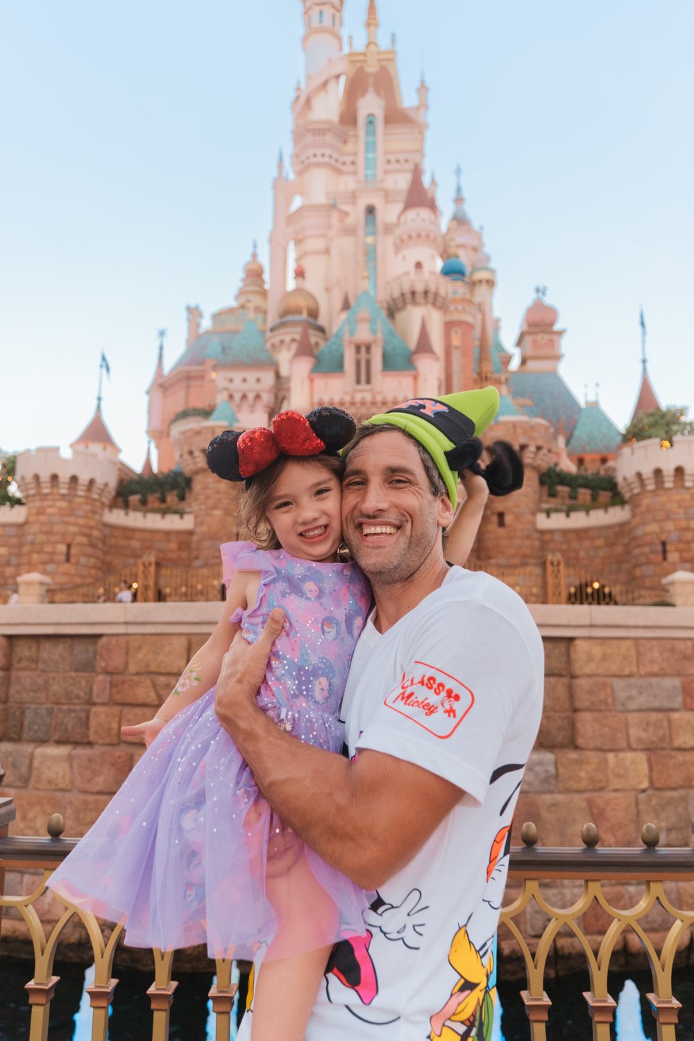 tili and nico bolzico hong kong disneyland castle