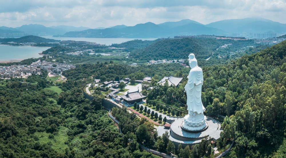 Guan Yin Statue at Tsz Shan Monastery in Hong Kong