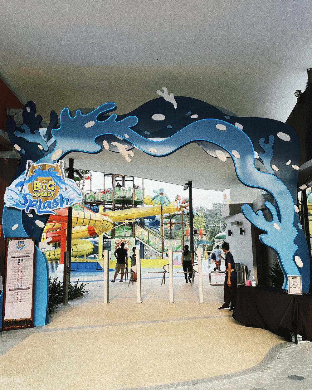 Big Bucket Splash water park at FunPark in Gamuda Gardens