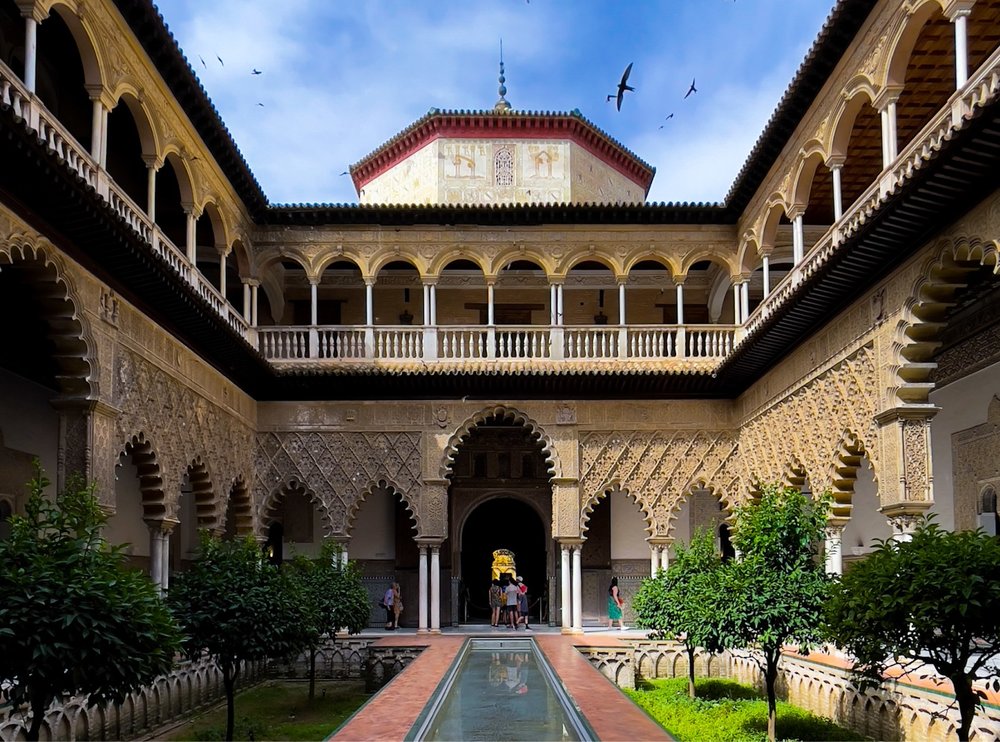 royal alcazar in seville spain