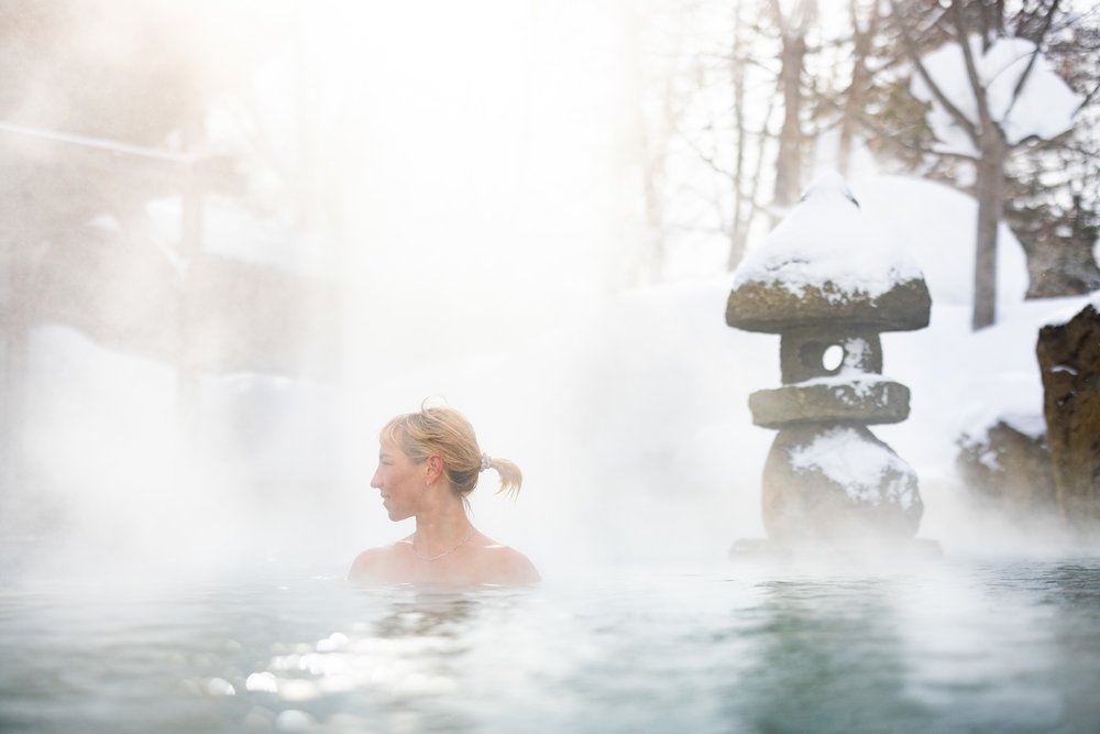 japan ski guide onsen