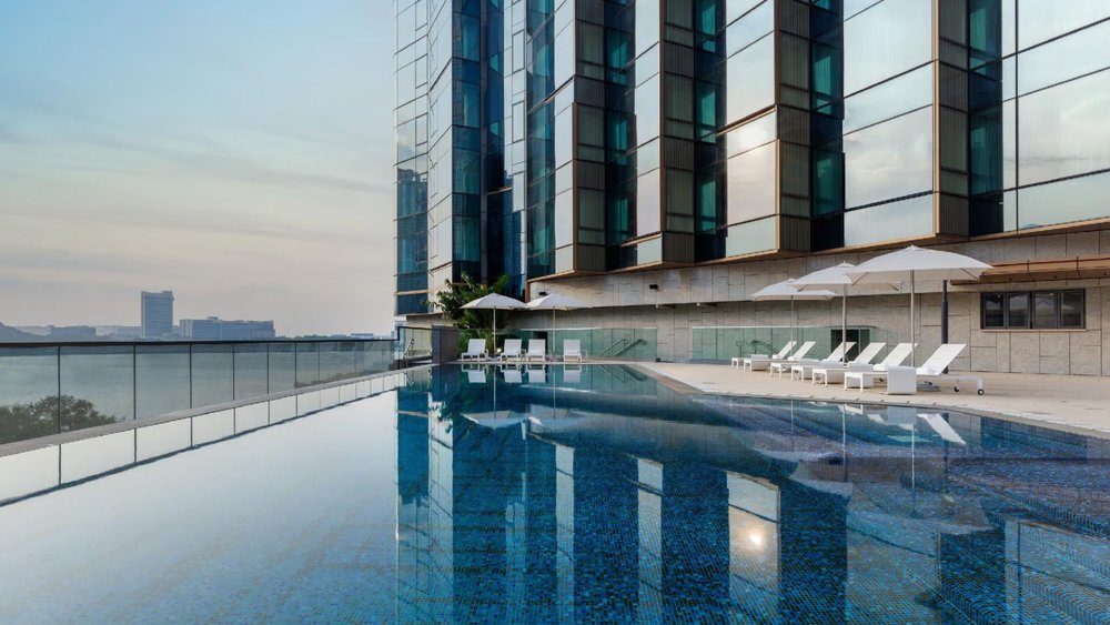 Soak in and indulge in picturesque views at Sheraton Hong Kong Tung Chung Hotel. Credits to Klook
