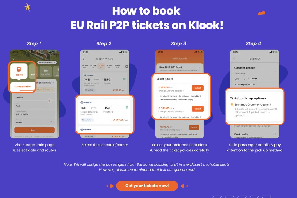 購買歐洲火車票