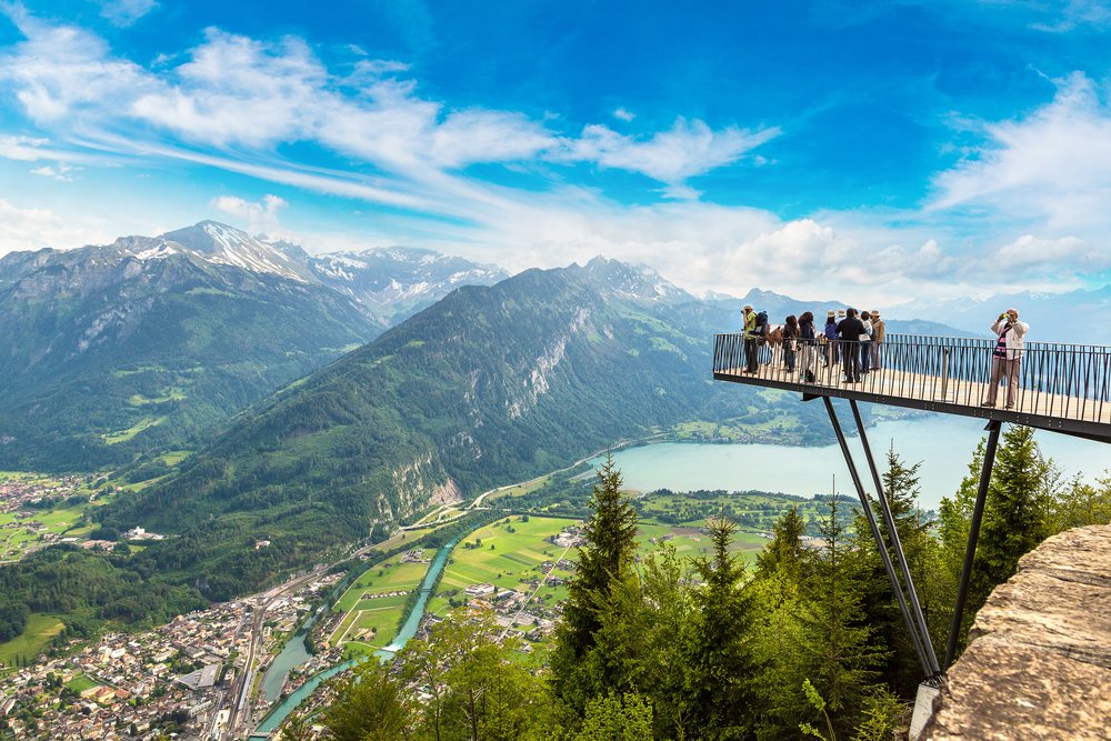 harder kulm viewing platform interlaken switzerland