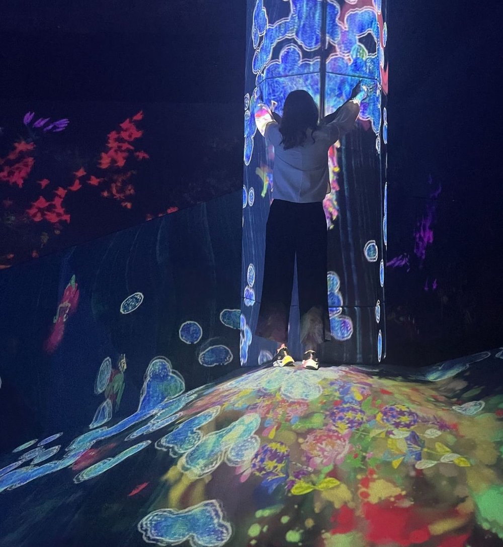 eamlab future park okinawa waterfall droplets