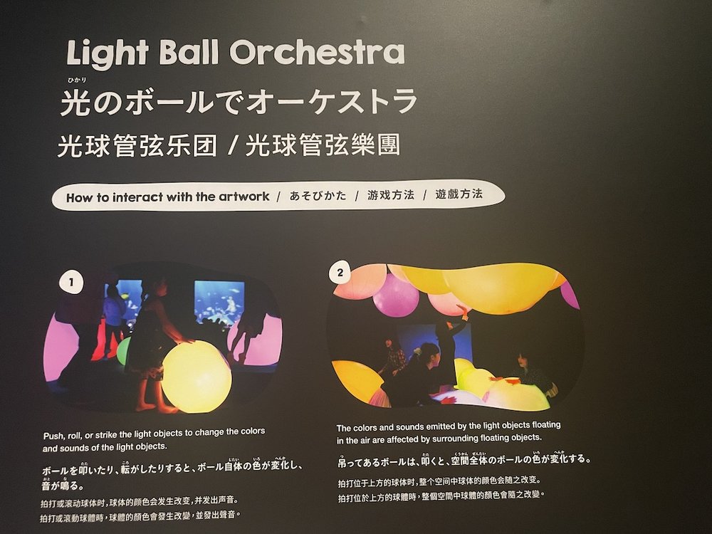 98927 teamlab future park okinawa  how to interact