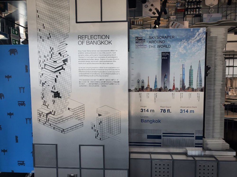 バンコク マハナコン・スカイウォーク ユニークな外観