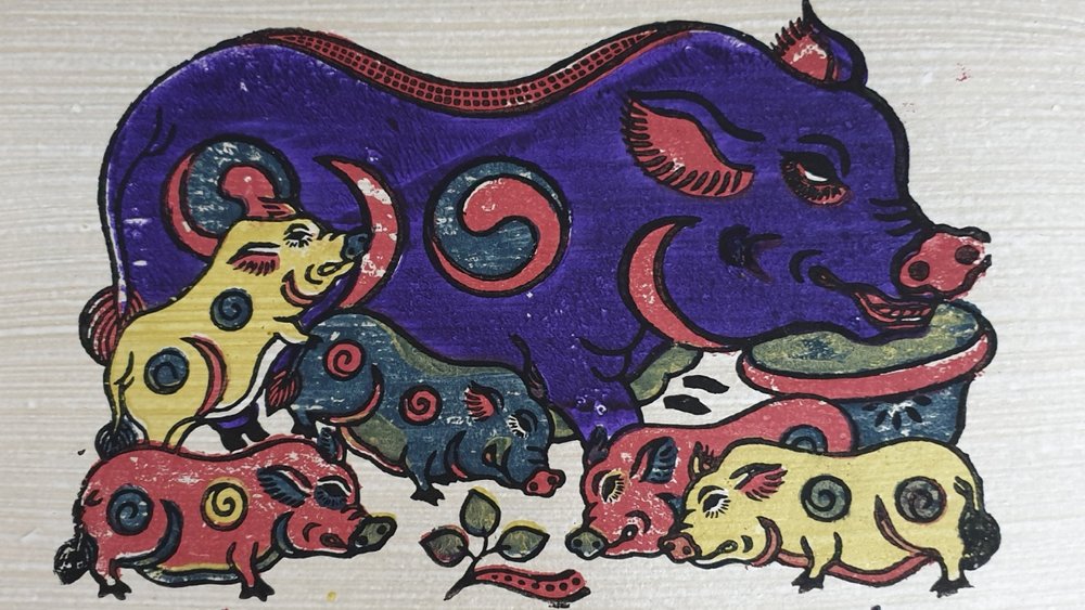 Chụp Ảnh Cùng Những Bức Tranh Đông Hồ Truyền Thống