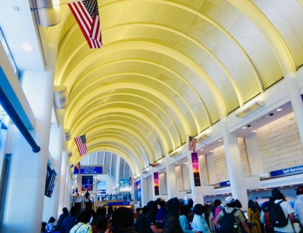 LA LAX空港 LAX空港内