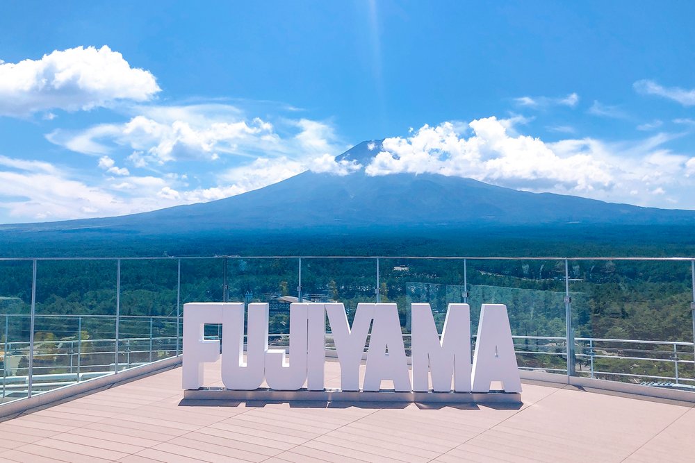 Fujiyama Tower Observation Deck with Mt Fuji