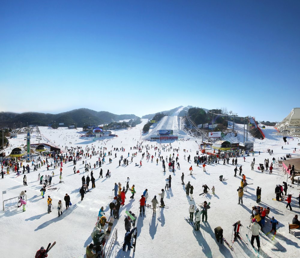 Welli Hilli Ski Resort best ski resort in South Korea