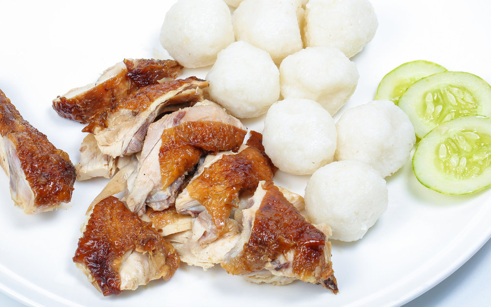 Thưởng Thức Cơm Gà Viên Ở Kedai Kopi Chung Wah