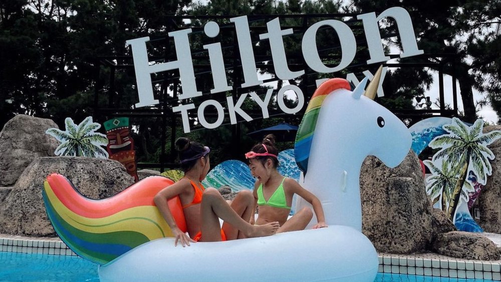 There's fun for guests of all ages at the Hilton Tokyo Bay. Credits to @xxkana513xx on Instagram