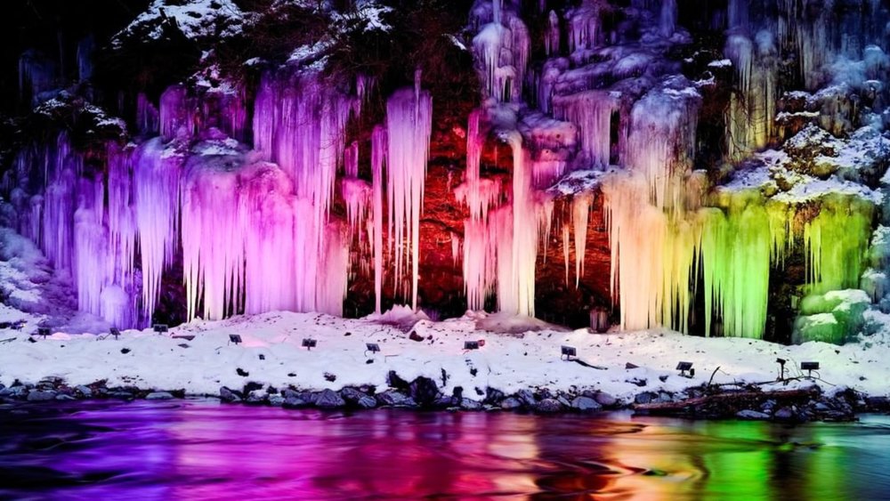 It's like a real-life version of Frozen! Credits to @saitama.japan.official on Instagram