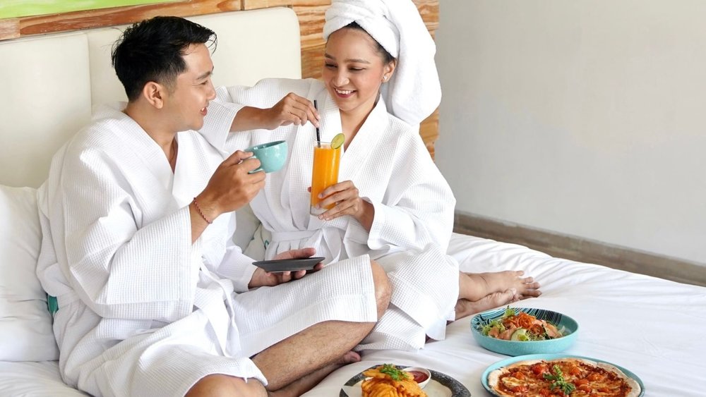 Indulge in culinary experience without leaving the comfort of your room!  Credits: @kamaniiya.hotel on IG