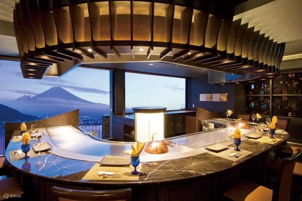 河口湖住宿|KUKUNA飯店 鐵板燒餐廳