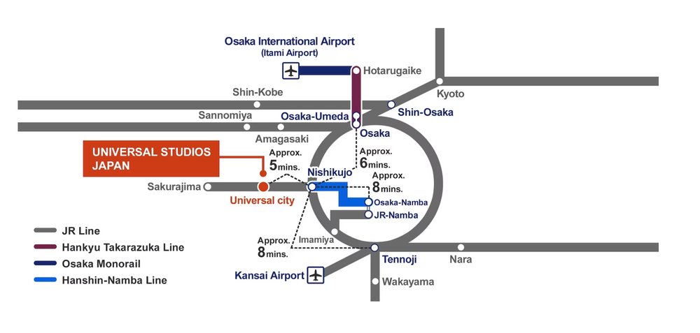 how to get to USJ by train