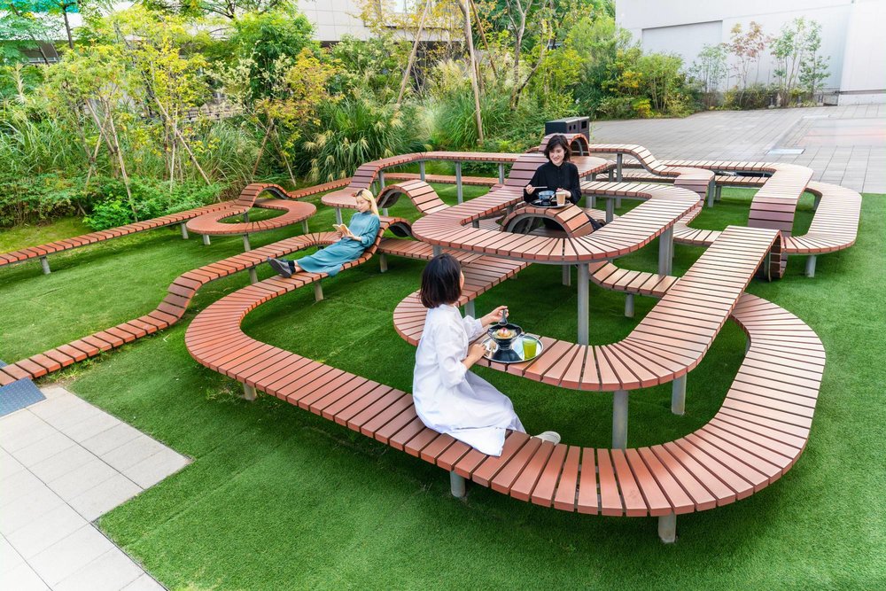 teamlab planets tokyo guide one stroke bench