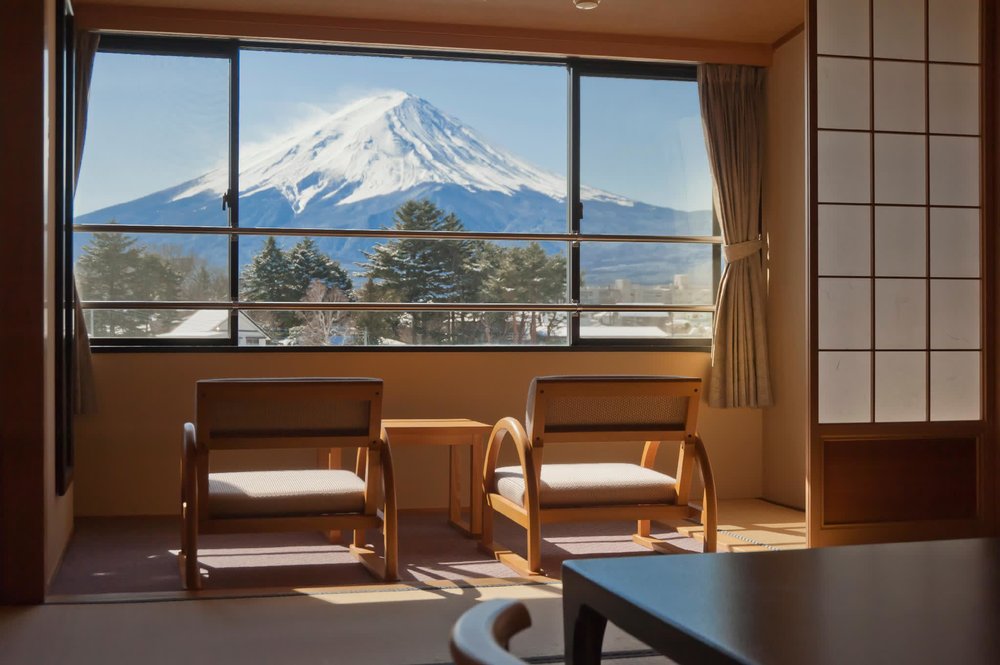 大池飯店 房內看富士山