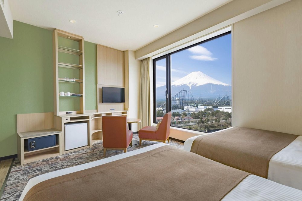 河口湖住宿富士山展望温泉酒店