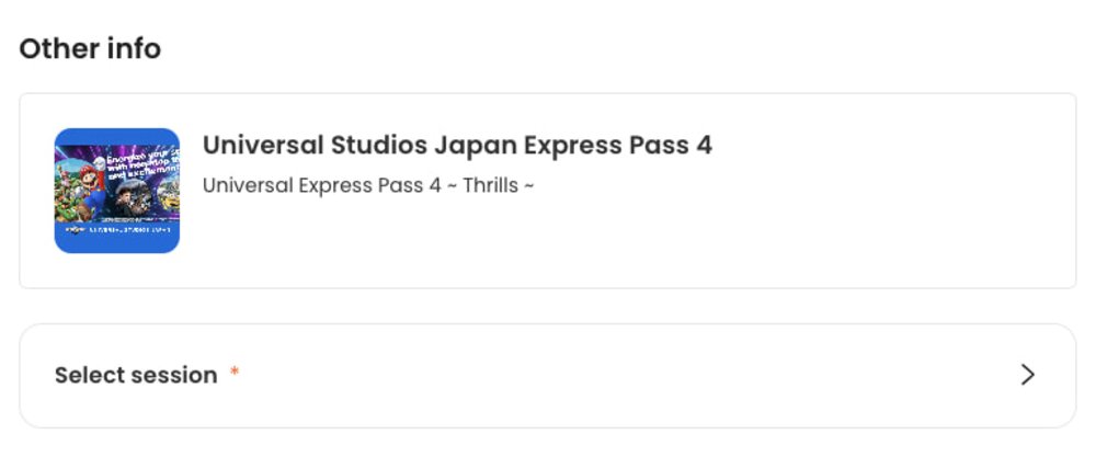 select session express pass klook