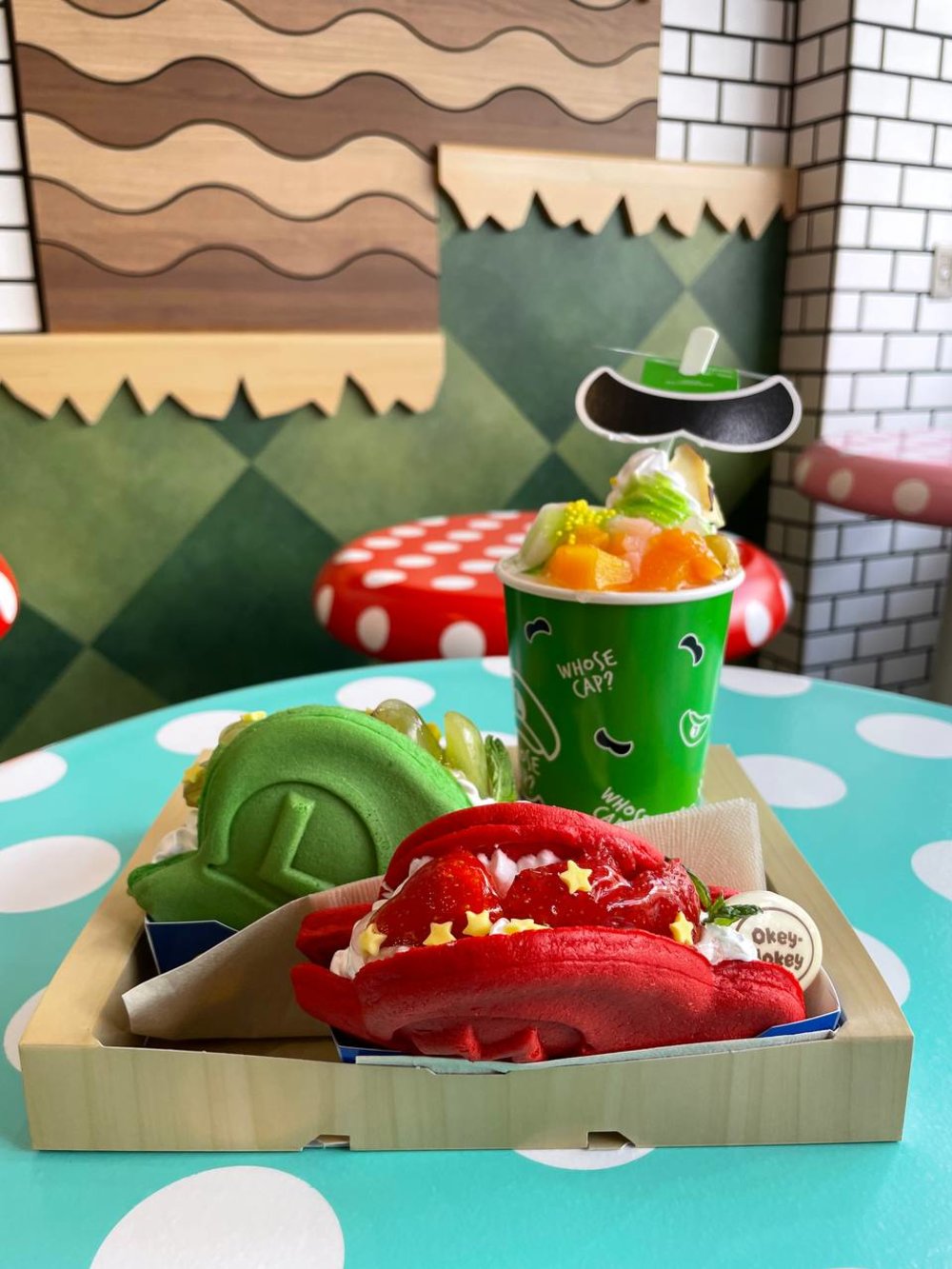 usj super mario themed dessert
