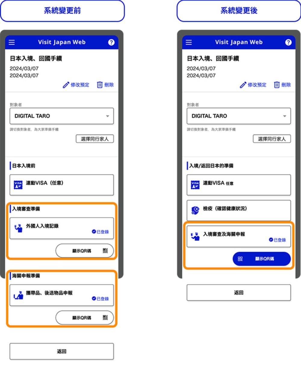 Visit Japan Web 日本入境