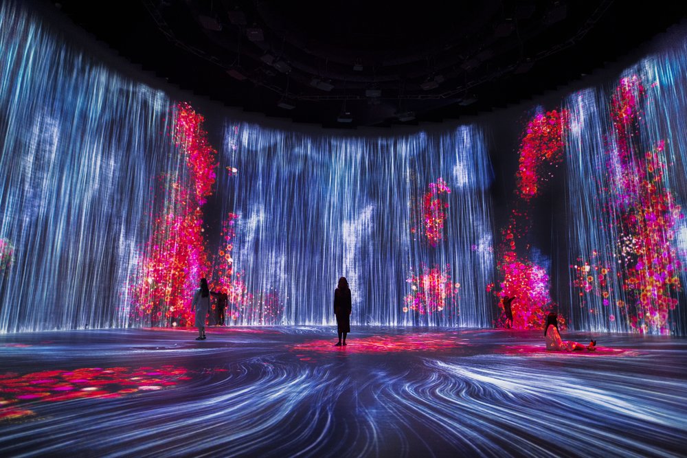 Universe of Water Particles art installation