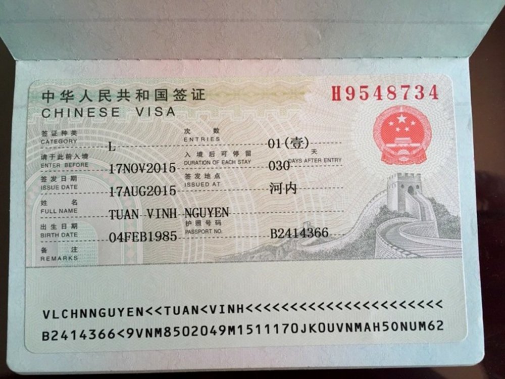 Khách Du Lịch Việt Nam Cần Xin Visa Trung Quốc Loại Nào? 