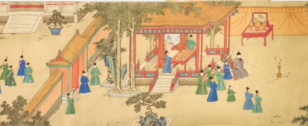 An art piece in a museum