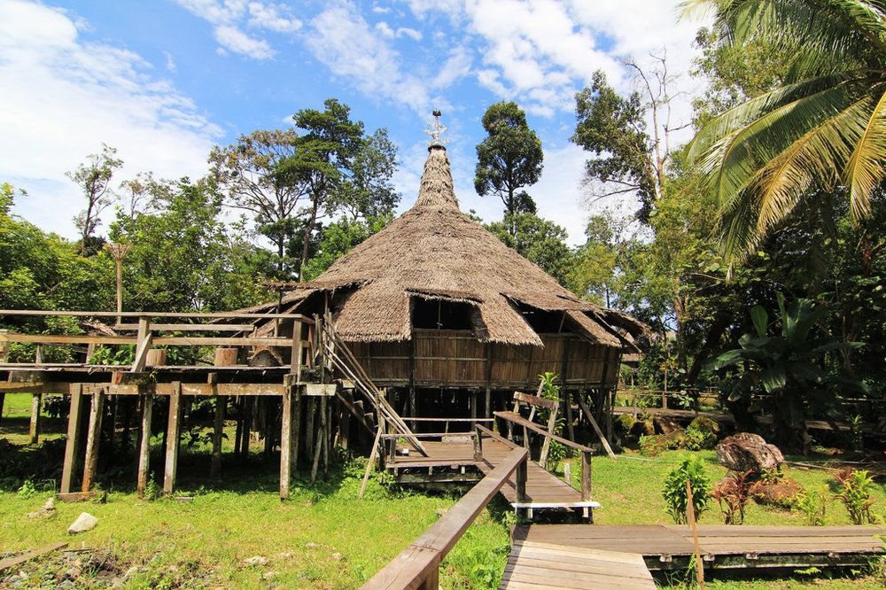 Sarawak cultural village hut