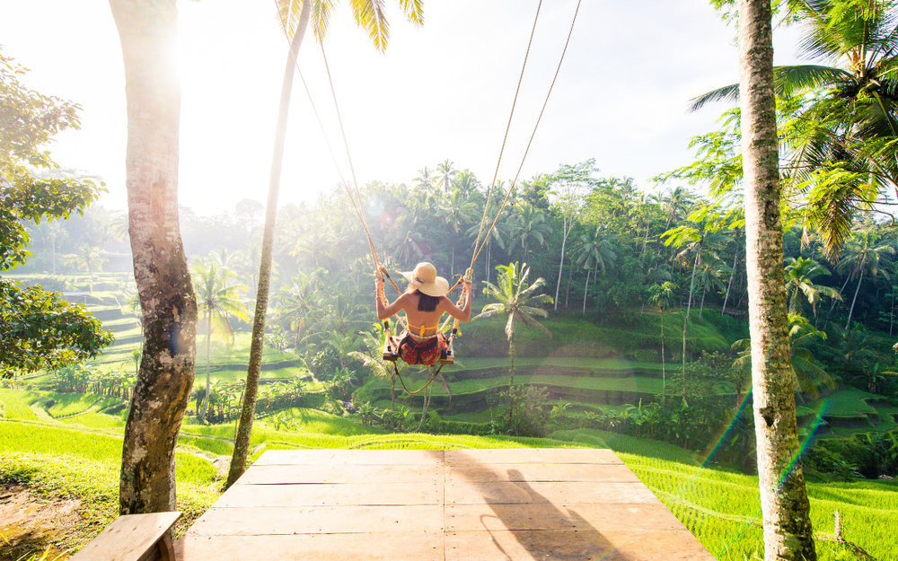 Check-in Tại Aloha Ubud Swing và Ruộng Bậc Thang: Vút Bay Giữa Đại Ngàn