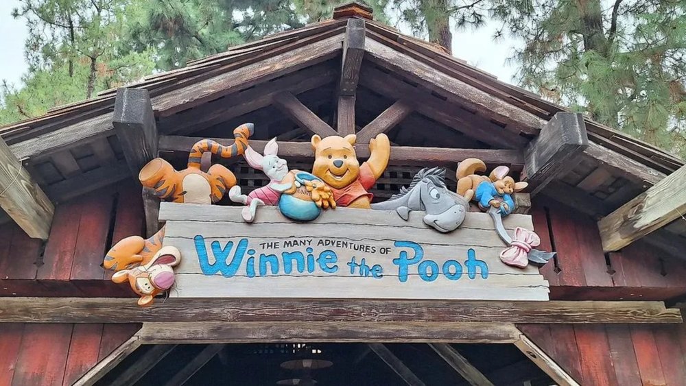 Journey through the Hundred Acre Woods on a giant honey pot!  Credits to @kingddsimba on Instagram
